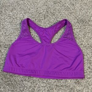 Victorias Secret Pink Yoga Sports Bra in Purple